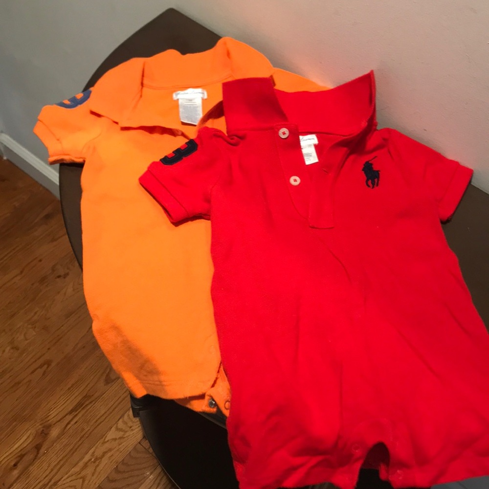 Two Ralph Lauren Snap Button closure Onesies